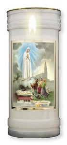 Our Lady of Fatima Devotional Candle