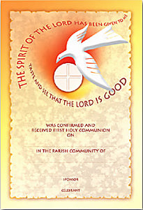 Certificate - Confirmation & First Communion