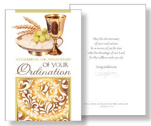 Anniversary of Ordination Card