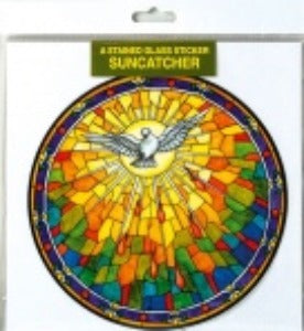 Holy Spirit Sun Catcher Window Sticker