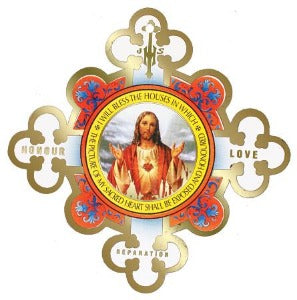 Sacred Heart Door Shield
