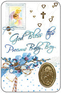 Baby Blessings Prayer Card - Boy