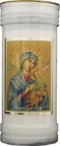 Perpetual Help Devotional Candle
