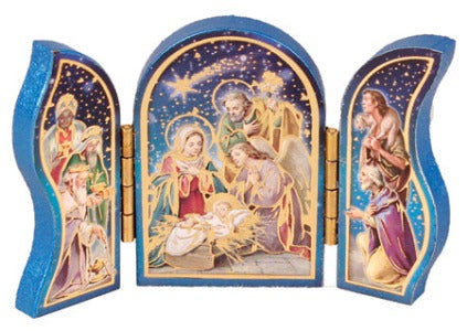 Miniature Nativity Triptych