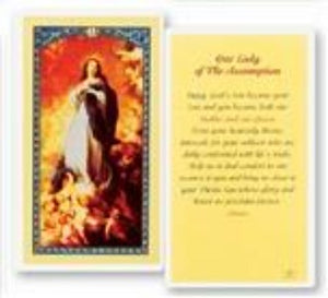 Our Lady of the Assumption Prayer Card