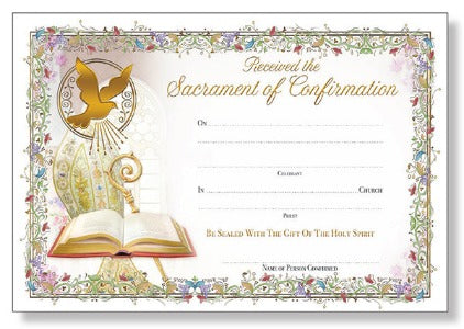 Confirmation Certificate