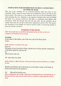 Simple Rite for Distribution of Holy Communion Outside of Mass