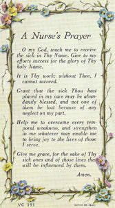A Nurse's Prayer