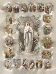 Mysteries of the Rosary A5 size