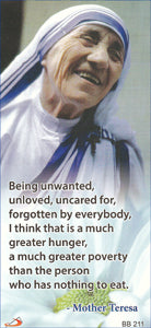 Mother Teresa Bookmark