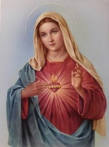 Immaculate Heart of Mary A5 size