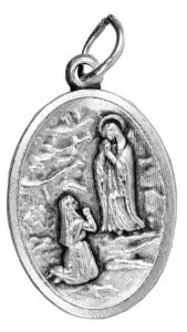 Our Lady of Lourdes/St Bernadette Medal