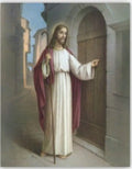 Jesus klop aan die deur A4 grootte