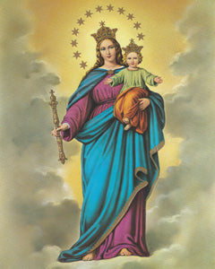Our Lady Help of Christians A4 grootte