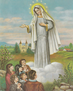 Our Lady of Medjugorje A4 grootte