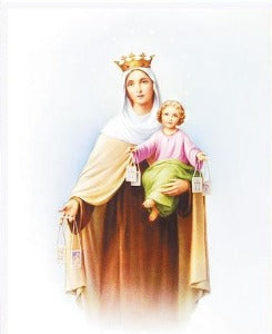 Our Lady of Mount Carmel Picture A4 size