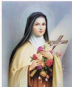 St Therese van Lisieux A4 grootte