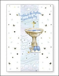 Baptism of Baby Boy Card