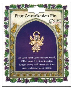 First Communion Angel Brooch