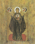 Our Lady Moeder van God van die Teken Ikoon A4 grootte
