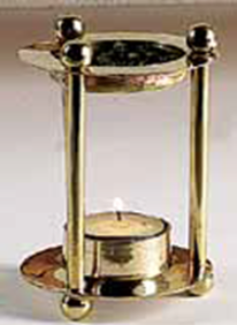 Incense Burner with Votive Candle