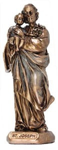 St Joseph en Jesuskind 8.75cm standbeeld