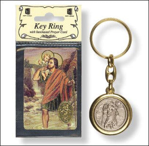St Christopher Keyring