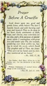Prayer Before A Crucifix