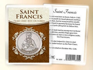 St Francis of Assisi Pocket Token