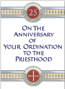 25th Anniversary of Ordination Card
