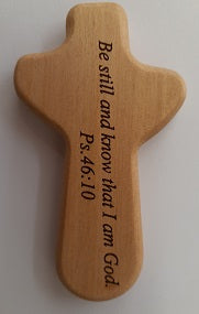 Holding/Comfort  Cross Wood 7.5 cm